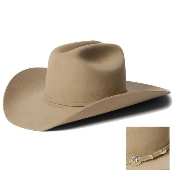 【並行輸入品】Stetson メンズ 4X Corral Buffalo フェルトカウボーイハット ...