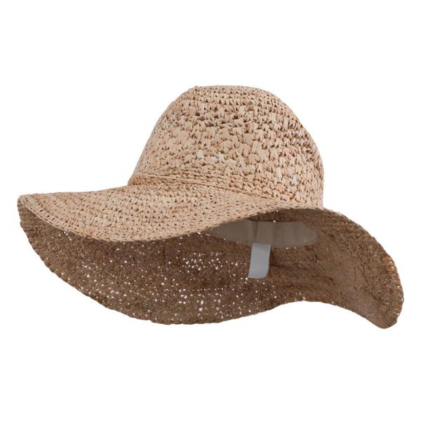 【並行輸入品】Women &apos;s Raffia Straw Sun Hat カラー: ベージュ Wom...