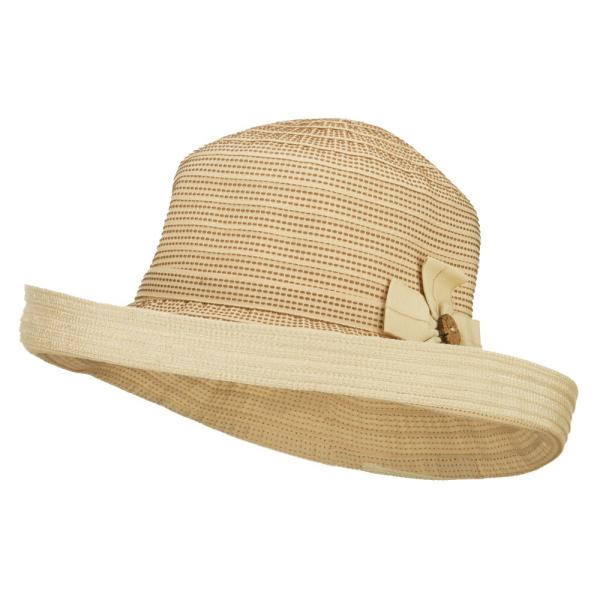 【並行輸入品】Women &apos;s Designed Crushable Sun Hat カラー: ブラ...