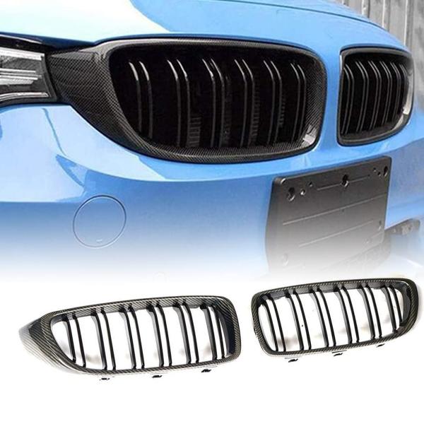 【並行輸入品】JC SPORTLINE カーボンファイバーフロントセンターキドニーグリル 交換用 B...