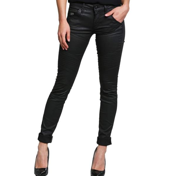 【並行輸入品】G Star Raw レディース 5620 ミッドスキニージーンズ ディストロブラック...