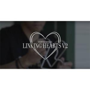【並行輸入品】ボルテックスリンクハーツ2.0マジック トリック Vortex Linking Hearts 2.0 Magic Trick