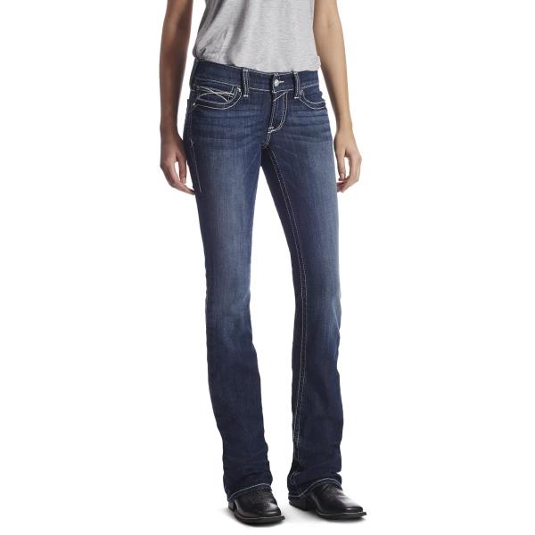 【並行輸入品】Ariat レディース R.E.A.L.ローライズブーツカットジーンズ 天体花 26 ...