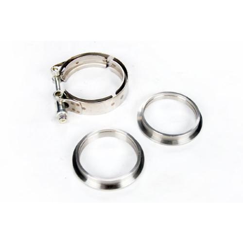 【並行輸入品】2.50 Inch 2.5 V Band Clamp &amp; Flange Turbo D...