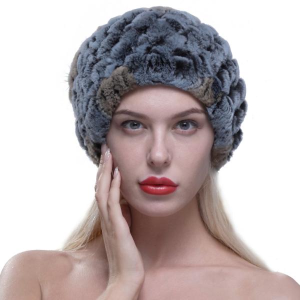 【並行輸入品】URSFUR Women &apos;s Real Rex Rabbit Fur Slouch ...