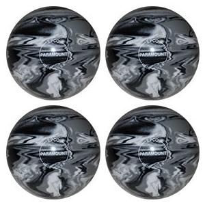 【並行輸入品】EPCO Candlepin Bowling ball Marbleized ブラック、ホワイト&グレー 4 Balls