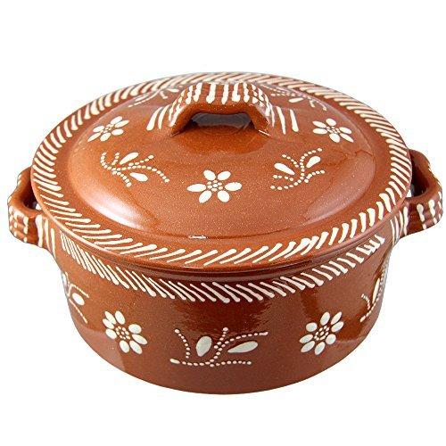 ヴィンテージポルトガル語Traditional Clay Terracotta Casserole ...