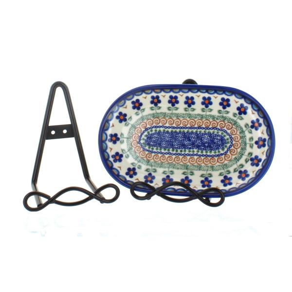 【並行輸入品】Blue Rose Polish Pottery Small 5.5" Loop De...