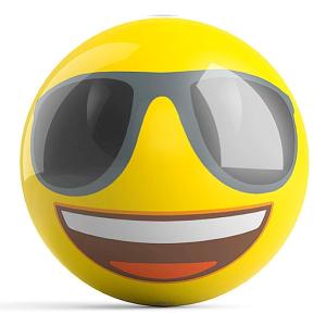 【並行輸入品】絵文字イエロー面ボーリングボール ...の商品画像