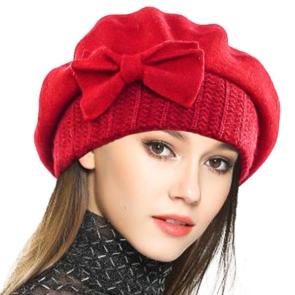 【並行輸入品】vecry Lady French Beret 100 %ウールベレー帽花柄ドレスビー...