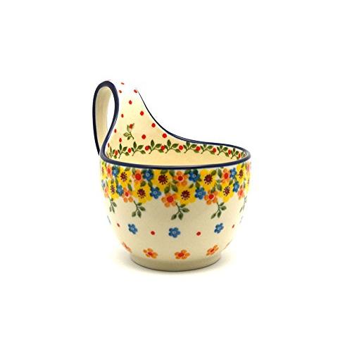 【並行輸入品】Polish Pottery ループハンドルボウル バターカップ Polish Pot...