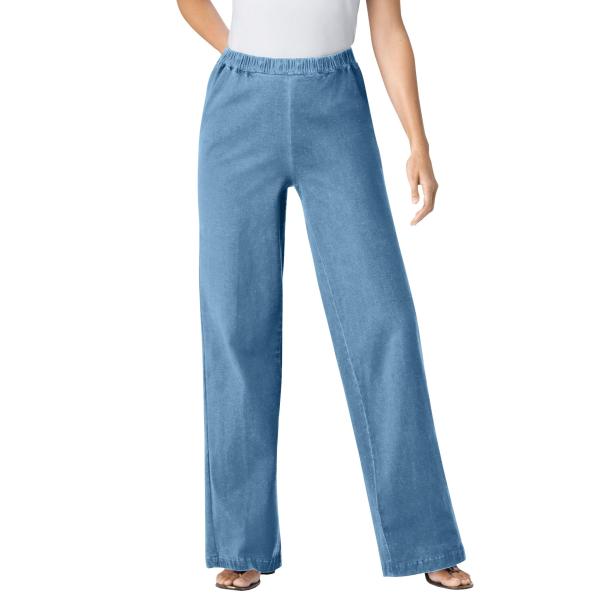 【並行輸入品】Woman Within PANTS レディース カラー: ブルー Woman Wit...