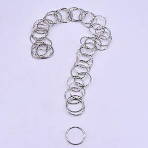 【並行輸入品】SUMAG Fugitive Chain Silver Magic Tricks Linking Ring for Magici