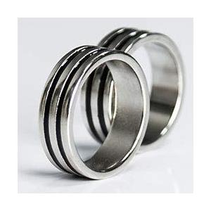 【並行輸入品】Doowops Double Black Circle Rings Magnetic Engraved PK Rings Mag