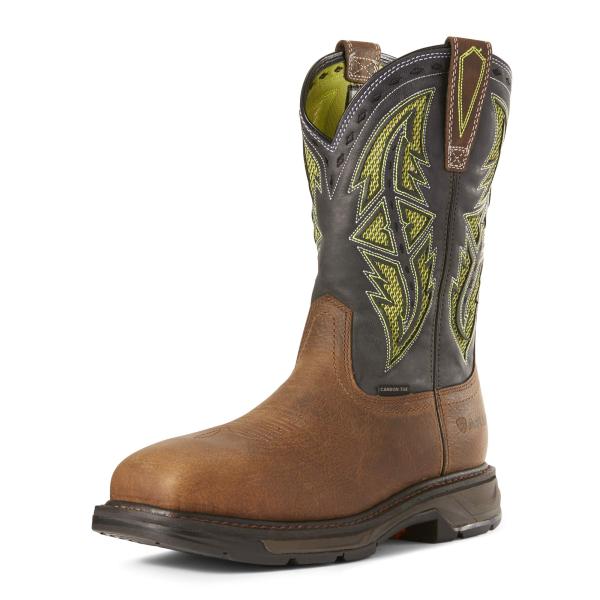 【並行輸入品】ARIAT メンズ Workhog Xt Venttek Spear カーボントゥ ワ...