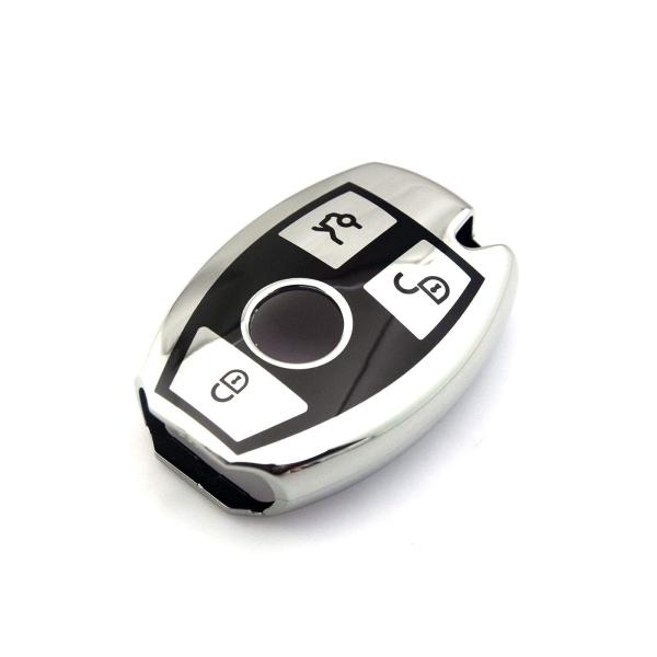 【並行輸入品】x xotic tech シルバー TPU プリント 3ボタン キーフォブ シェルカバ...