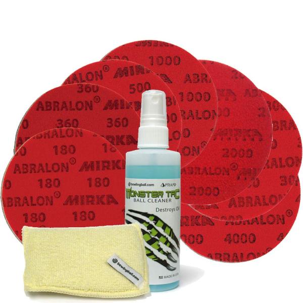 【並行輸入品】bowlingball.com ボウリングボール リサーフェーシングキット 7個セット...