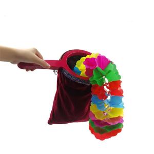 【並行輸入品】Repeat Zipper Change Bag (Red,Medium,Double Layer) Magic Trick C