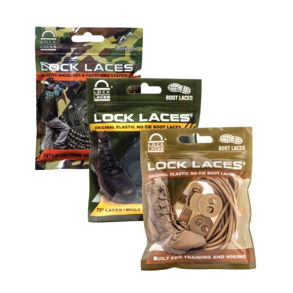 【並行輸入品】Lock Laces for Boots (3 Pair) Premium Heavy...