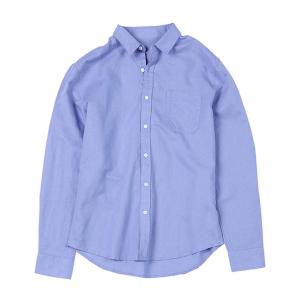 【並行輸入品】WUAI バンドメンズドレス コットンシャツ カジュアル レギュラーフィット 長袖 ビジネス ワーク ボタンダウン メンズシャツ