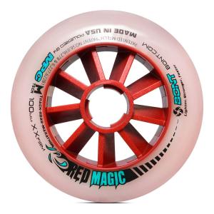 【並行輸入品】Bont Skates Red Magic インラインスピードスケートホイール ロードまたはトラックスケート シングル