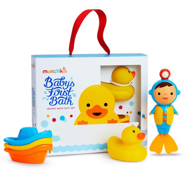 Munchkin Baby&apos;s First Bath, 3 Piece Bath Toy Gift ...