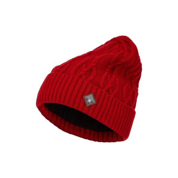 【並行輸入品】Spyder CABLE ニット Women's 冬 Ski Hat   赤 Spyd...