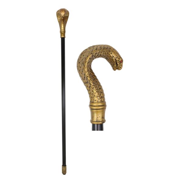 【並行輸入品】Ebros ギフト ゴールド エジプト 神 ウレウス コブラヘッド 装飾 小道具 コス...