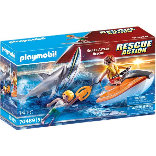 【並行輸入品】Playmobil RESCUE ACTIONシリーズ/シャークアタック【70489】...