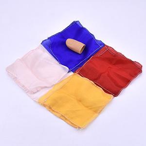 【並行輸入品】SUMAG Thumb Tip Blendo Silk Magic Tricks Handkerchiefs 4 Silk Jo