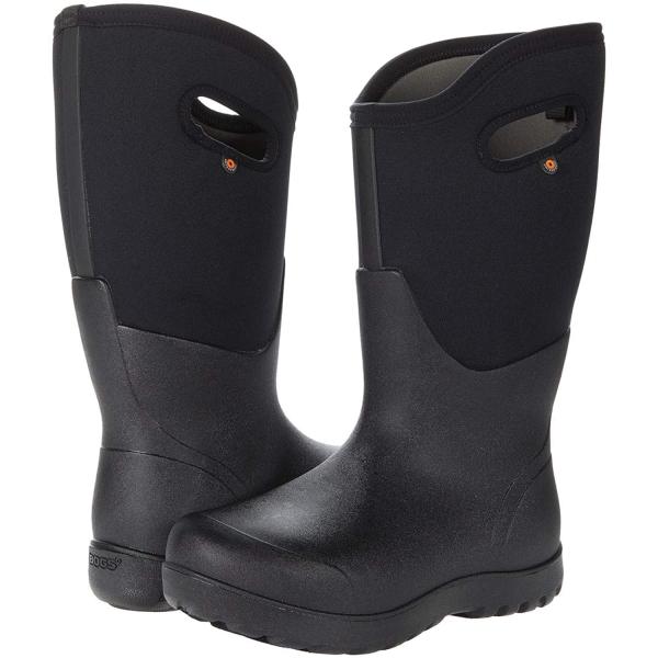 BOGS Womens Neo Classic Rain Boot, Black, Size 6 B...
