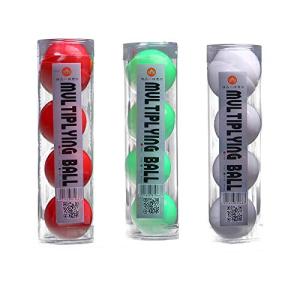 【並行輸入品】Doowops デラックス マルチプライボール マジックトリック 1~4個のボール マジック(レッド) Doowops Delux