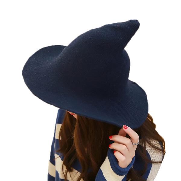 【並行輸入品】ENJYOP 魔女の帽子 キニット ウール ハロウィンパーティーコスチューム シャープ...