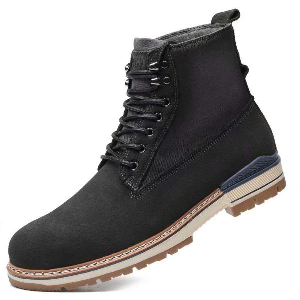 【並行輸入品】Men's Suede Leather Boots Lightweight &amp; Non...