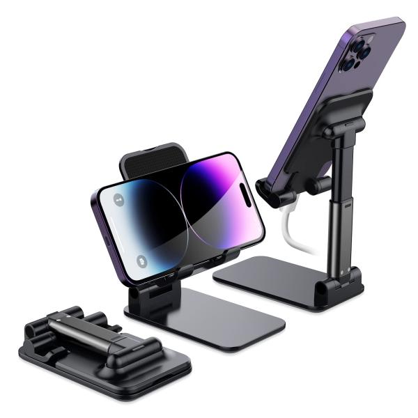 Yoozon Cell Phone Stand for Desk   Fully Foldable ...