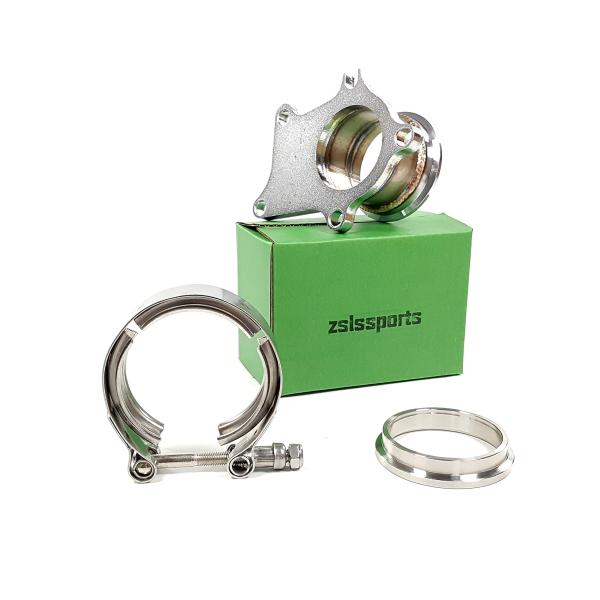 【並行輸入品】5ボルトから2.5インチ/3インチ Vバンドアダプター + フランジ+クランプ GT3...