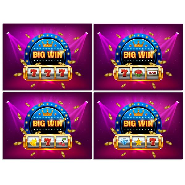 【並行輸入品】カジノナイトパーティー ギャンブル スクラッチオフ ゲームカード スロットマシン   ...