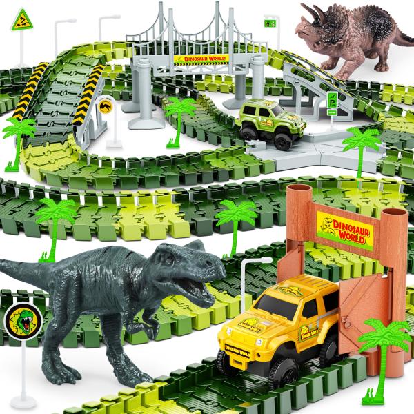 Dinosaur Tracks, 185 PCS Create A Dinosaur World R...