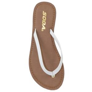 【並行輸入品】Soda Shoes レディース ビーチサンダル サンダル ベーシック プレーン スト...