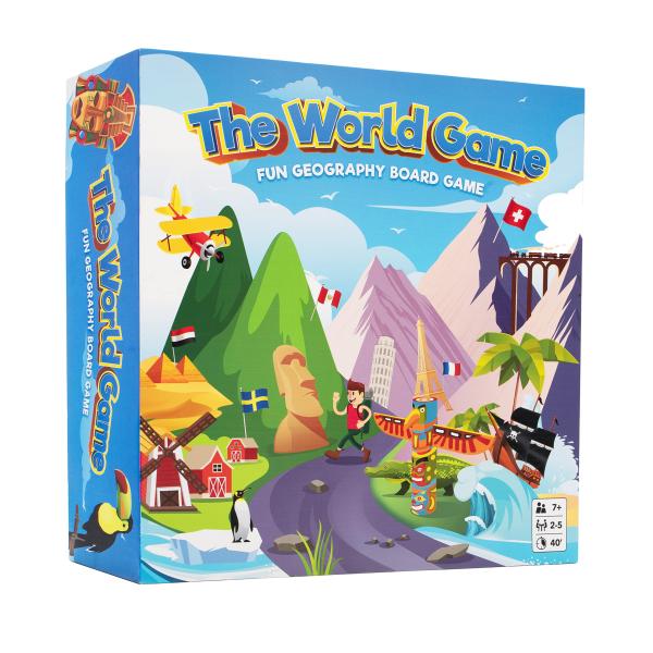 The World Game   楽しい地理ボードゲーム   子供と大人のための教育ゲーム   クー...