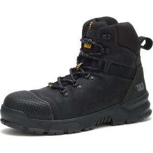 Cat Footwear メンズ アコピス スチールトゥ 防水構造ブーツ, ブラック///ホワイト, 11 US Caterpil 並行輸入品｜allinone-d