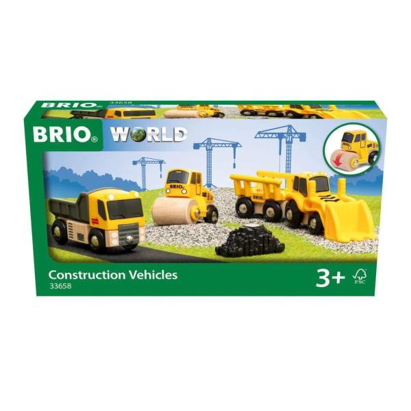 BRIO WORLD(ブリオワールド) 工事車両セット 対象年齢 3歳~ (電車 おもちゃ 木製 レ...