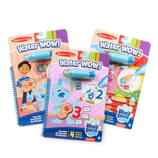 Melissa &amp; Doug Blue’s Clues &amp; You! Water Wow! 3 Pa...