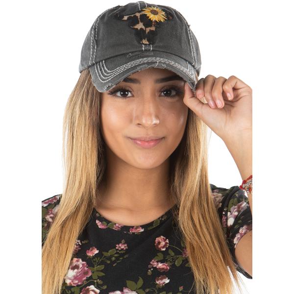 Funky Junque Womens Baseball Cap Distressed Vintag...