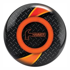Hammer タービン ボウリングボール ブラック/オレンジ 14ポンド Hammer Turbine Bowling Ball  並行輸入品｜allinone-d