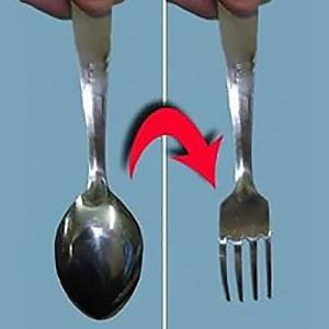【並行輸入品】Doowops Spoon to Fork Magic Tricks Metal Spoon Vanish Forks Appe