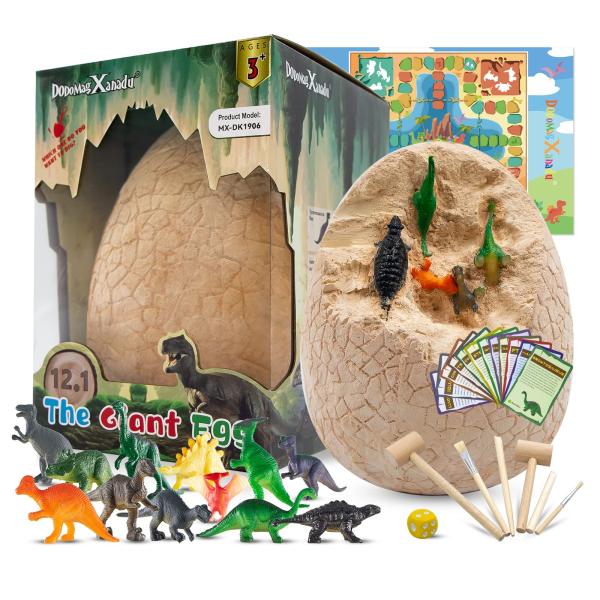 【並行輸入品】DoDoMagxanadu Dinosaur Egg Excavation Kit, ...