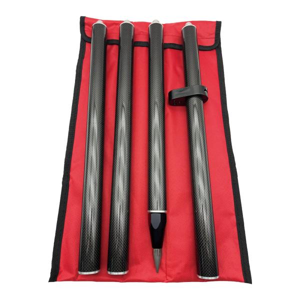 【並行輸入品】LS2015 1.8M ポール長 GPS プリズムポール カーボンファイバーポール G...