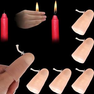 【並行輸入品】kekafu 10Pcs Thumb Magic Tricks Toy Magician's Fire Flames at Fi
