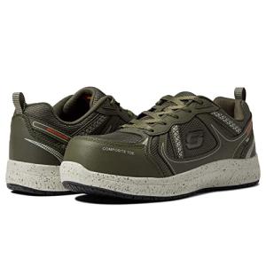 【並行輸入品】Skechers ELG 5 Composite Toe Dark Green 9.5 B (M) Skechers Summ